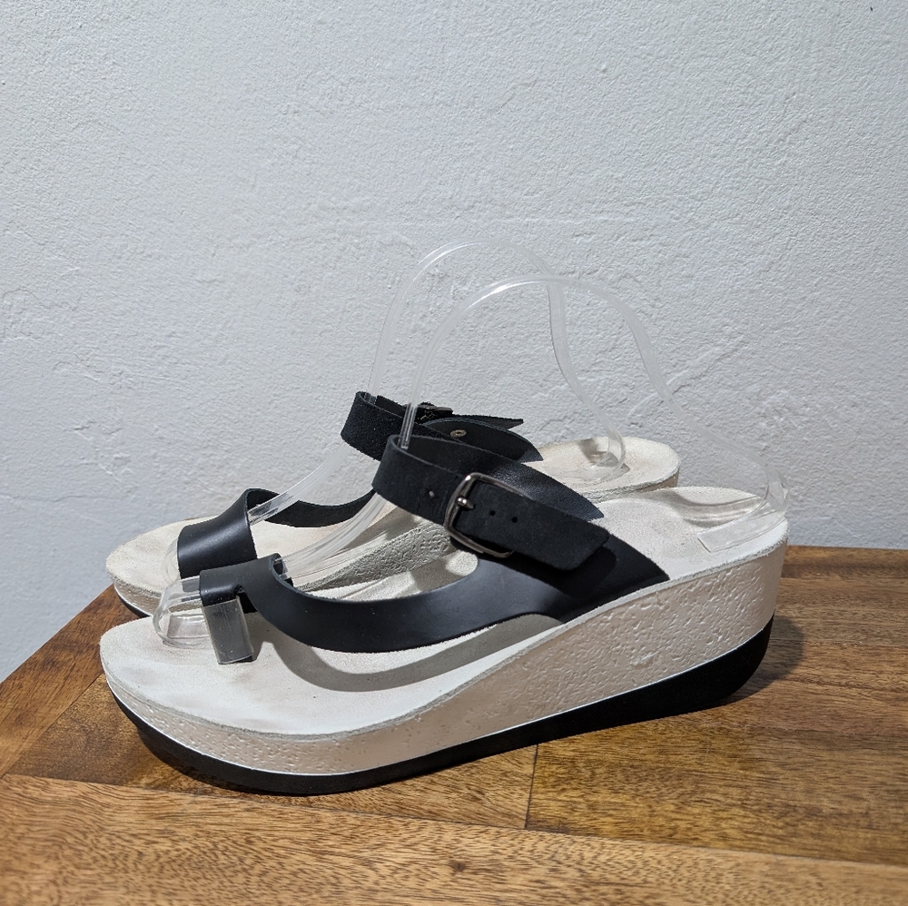 Stylish Black Women's Wedge Sandals